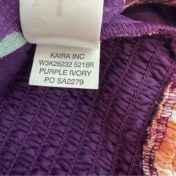 Floral Crop Top- Purple NWT Band Of Gypsies/Band of the Free SZ Medium - Picture 6 of 6